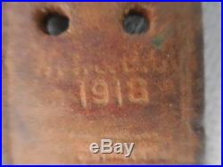 Authentic 1918 WW1 WW2 B. T. & B. CO. Leather Rifle Sling