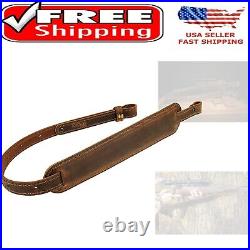 BF500 Adjustable Leather Rifle Sling Durable and Stylish Gun Carrying Solution