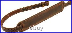 BF500 Adjustable Leather Rifle Sling Durable and Stylish Gun Carrying Solution