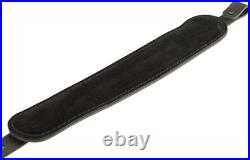 BF500 Buffalo Leather Rifle Sling Adjustable, Padded, Amish Handmade Comfort