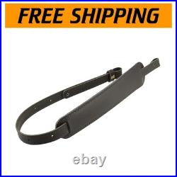 BF500 Premium Buffalo Leather Rifle Sling Amish Handmade, Padded Comfort