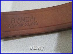 BIANCHI Cobra Sling Leather Must See. Looks unused. Excellent