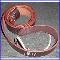 BRITISH WWI & WWII LEE ENFIELD SMLE LEATHER RIFLE SLING (LOT of 5)