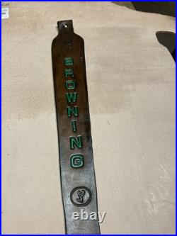 BROWNING # 2 Custom Leather Rifle Sling Hand Tooled And Made in the USA