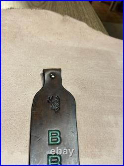 BROWNING # 2 Custom Leather Rifle Sling Hand Tooled And Made in the USA