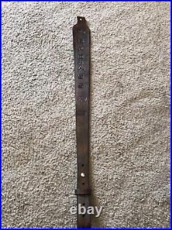 Bad Ass Regular Custom Leather Rifle Sling Hand Tooled And Made in the USA
