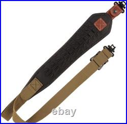 BakTrak Leather Gun Sling Durable Adjustable Strap with 500 lb Swivels BakTrak Leather Gun Sling Durable Adjustable Strap with 500 lb Swivels