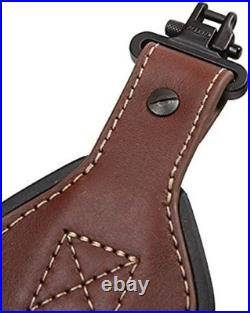 BakTrak Leather Gun Sling Durable Adjustable Strap with 500 lb Swivels BakTrak Leather Gun Sling Durable Adjustable Strap with 500 lb Swivels