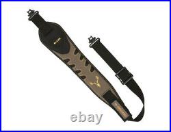 Baktrak Rifle Sling Aspen Nubuck Leather 300 Pounds Brown 8359