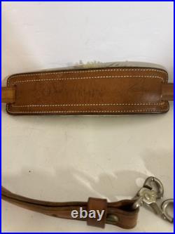 Bianchi Cobra #70 White Stitched Tooled Sheep Backed Leather Rifle Sling Cobra Bianchi Cobra #70 White Stitched Tooled Sheep Backed Leather Rifle Sling Cobra