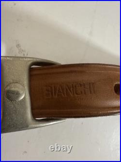 Bianchi Cobra #70 White Stitched Tooled Sheep Backed Leather Rifle Sling Cobra Bianchi Cobra #70 White Stitched Tooled Sheep Backed Leather Rifle Sling Cobra