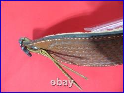 Bianchi Cobra Grande #73 White Stitched Tooled Sheep Backed Leather Rifle Sling