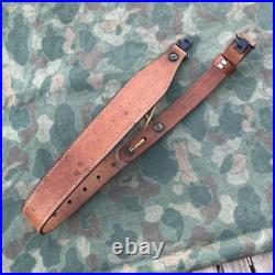 Bianchi Cobra Sling Vintage Light Brown Leather Rifle Sling With Swivels #8