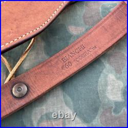 Bianchi Cobra Sling Vintage Light Brown Leather Rifle Sling With Swivels #8