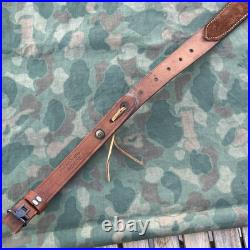 Bianchi Cobra Sling Vintage Light Brown Leather Rifle Sling With Swivels #8