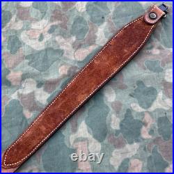 Bianchi Cobra Sling Vintage Light Brown Leather Rifle Sling With Swivels #8