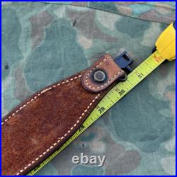 Bianchi Cobra Sling Vintage Light Brown Leather Rifle Sling With Swivels #8
