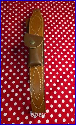 Bianchi Cobra White Stitched Design Pouched Suede Backed Rifle Sling