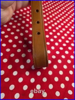 Bianchi Cobra White Stitched Design Pouched Suede Backed Rifle Sling