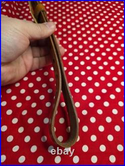 Bianchi Cobra White Stitched Design Pouched Suede Backed Rifle Sling