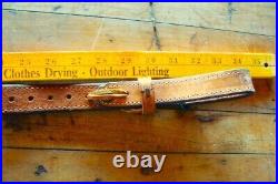Bianchi Lamb's Wool Padded Tooled Leather Rifle Sling with Swivels No Reserve