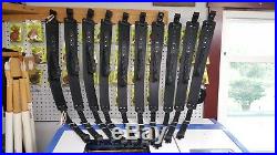 Black Latigo Leather Rifle Slings