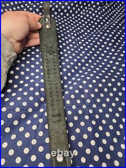 Black Leather Orange Weaved Stitched Rifle Sling W Uncle Mikes Swivels