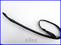 Black Leather Rifle Sling Australian Made Brand New