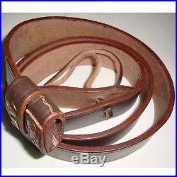 British WWI & WWII Lee Enfield SMLE Leather Rifle Sling 5 Units HI01887