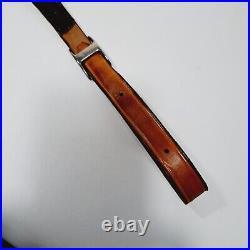 Brown Leather Padded Adjustable 2.5 Rifle Sling Stamped Winchester