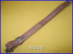 Brown Leather Padded Rifle Sling 1 Inch with Swivels and Chrome Buckle Brown Leather Padded Rifle Sling 1 Inch with Swivels and Chrome Buckle