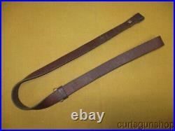 Brown Leather Rifle Sling European 1 Inch