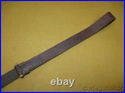 Brown Leather Rifle Sling European 1 Inch