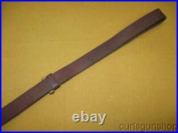 Brown Leather Rifle Sling European 1 Inch