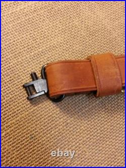Brownell's Latigo German Leather Rifle Sling with Swivels Brownell's Latigo German Leather Rifle Sling with Swivels
