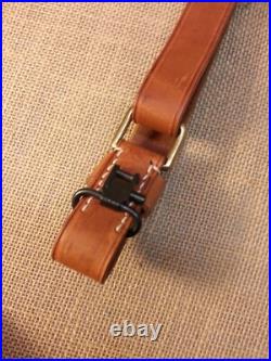 Brownell's Latigo German Leather Rifle Sling with Swivels Brownell's Latigo German Leather Rifle Sling with Swivels