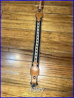 Browning Black Made In The U. S. A. Horse Hair Adjustable Rifle Sling And Swivels