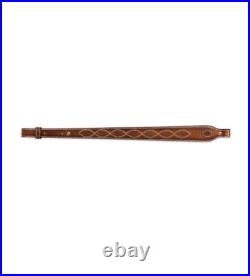 Browning Heritage Fancy Stiching Rifle Sling Suede Backing Leather Brown Custom Browning Heritage Fancy Stiching Rifle Sling Suede Backing Leather Brown Custom