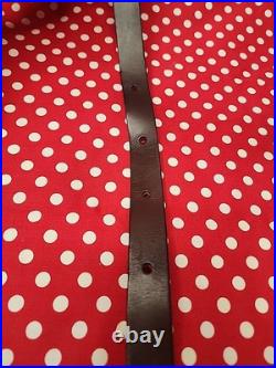 Browning Horesehair Leather Rifle Sling Thumbhole Buckle With Swivels