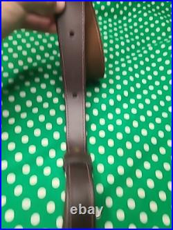 Browning Leather Suede Backed John Browning Signature Rifle Sling With Swivels
