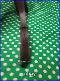 Browning Leather Suede Backed John Browning Signature Rifle Sling With Swivels