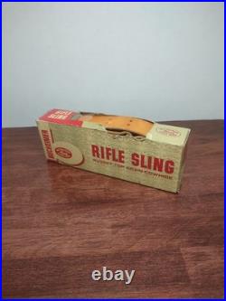 Bucheimer 1.250 (1-1/4) Leather Military Rifle Sling Plain Russet #245 NOS