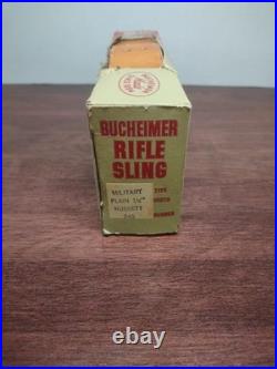 Bucheimer 1.250 (1-1/4) Leather Military Rifle Sling Plain Russet #245 NOS