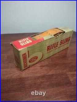 Bucheimer 1.250 (1-1/4) Leather Military Rifle Sling Plain Russet #245 NOS