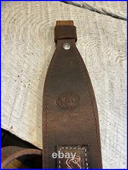 Buffalo Leather Rifle Sling Handmade Strap Personalized Made in USA