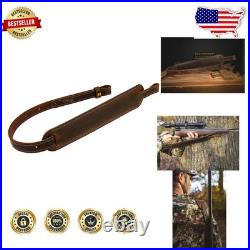 Buffalo Leather Rifle Sling Padded Amish Handmade USA 42