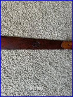 CHEYENNE Custom Leather Rifle Sling Hand Tooled And Made in the USA
