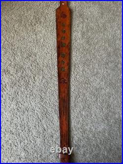 COON DOG? Custom Leather Rifle Sling Hand Tooled And Made in the USA
