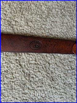 COON DOG? Custom Leather Rifle Sling Hand Tooled And Made in the USA