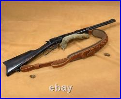 Canvas Leather Rifle Shell Holder Sling for 30-30.30-06.45-70.308cal 12GA